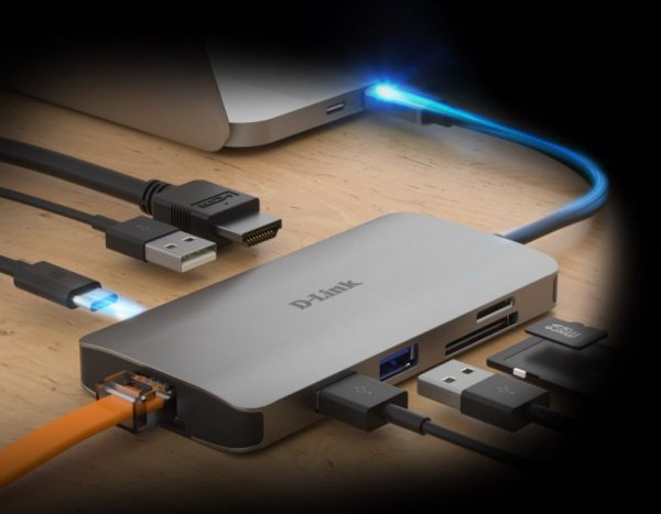 D-Link D-Link DUB-M810 HUB USB-C USB 3.0 HDMI SD/mSD