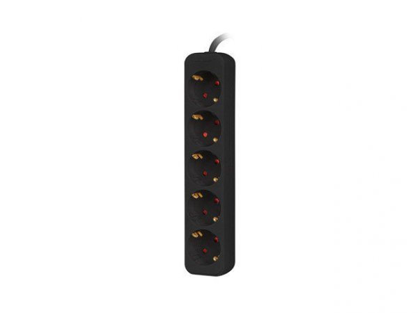 Lanberg Listwa przedłużacz 1,5m 5X230v c PS0-05F-0150-BK