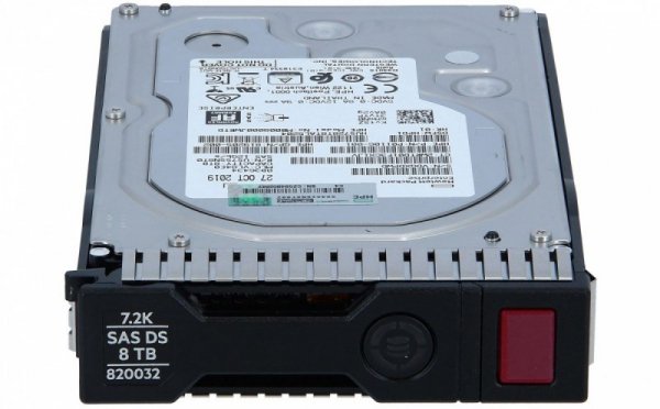 Hewlett Packard Enterprise Dysk twardy HPE 8TB SAS 7.2K LFF SC 512e DS HDD 819201-K21