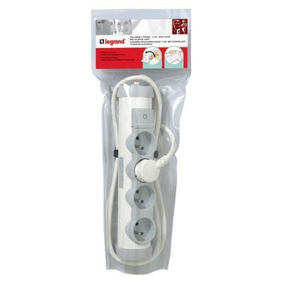Legrand Przedlużacz 4x2P+Z Korpus obrotowy 1.5m