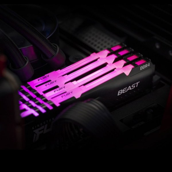 Kingston Pamięć DDR4 FURY Beast RGB 8GB(1*8GB)/3600 CL17