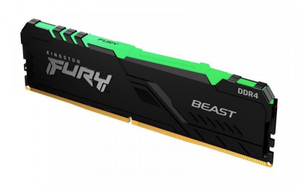 Kingston Pamięć DDR4 FURY Beast RGB 8GB(1*8GB)/3600 CL17