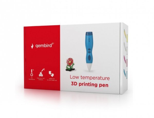 Gembird Długopis do druku 3D PCL/żołty