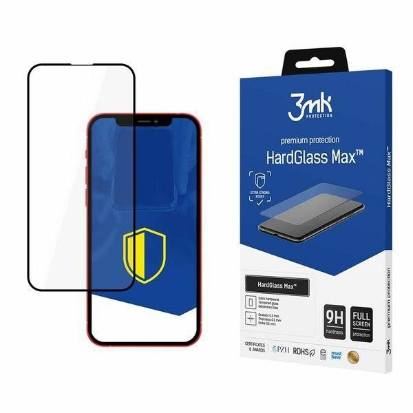 3MK Szkło Hartowane Full HardGlass Max iPhone 13/13 Pro