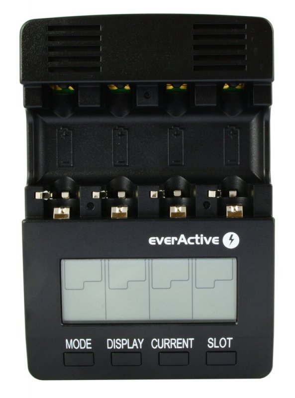 everActive Ładowarka procesorowa NC-3000 do akumulatorków AA/AAA/C/D