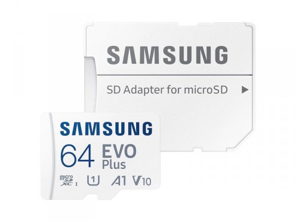 Samsung Karta pamięci microSD MB-MC64KA/EU 64GB EVO Plus + adapter
