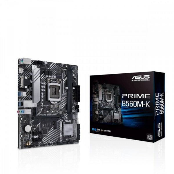 Asus Płyta główna PRIME B560M-K s1200 4DDR4 HDMI/D-SUB M.2 mATX