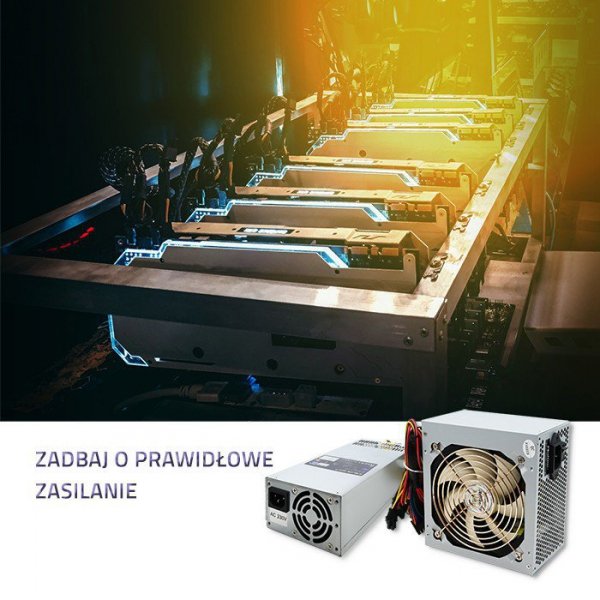 Qoltec Zestaw zasilacz PCI-E Smart 1600W + ATX SilentLine 350W
