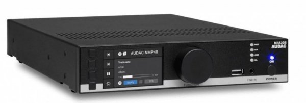 AUDAC MFA208 - wzmacniacz audio All-in-One, 2 x 40W @ 4 Ohm - 80W @ 70/100V