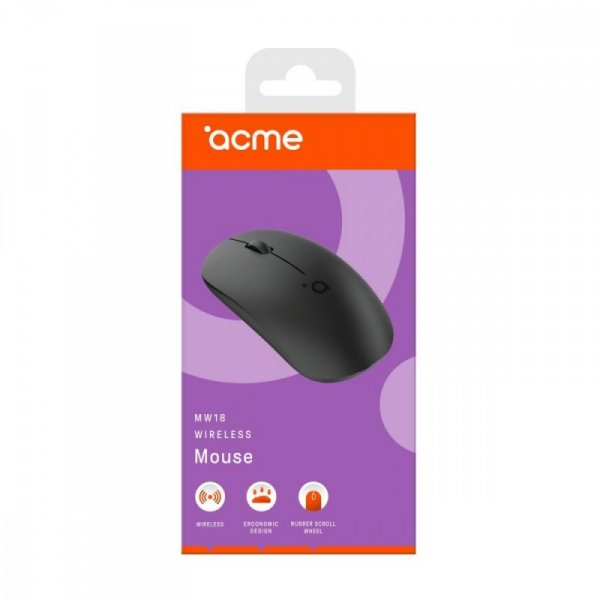 ACME Europe Mysz optyczna bezprzewodowa, 3 przyciski MW18
