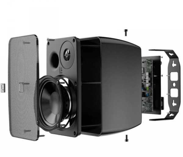AUDAC Aktywny system głośnikowy ARES5A/B 2-drożny, stereo, 2x40W Czarne