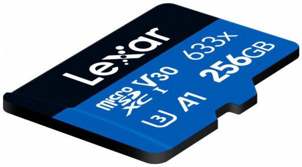 Lexar Karta pamięci microSDXC 256GB 633x 100/45MB/s CL10 adapter