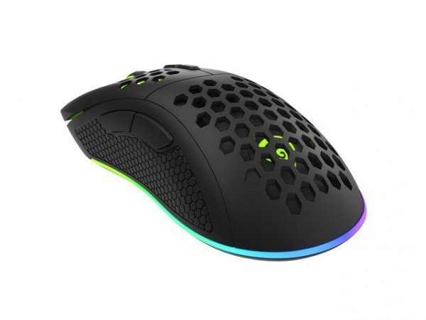 Genesis Mysz Krypton 555 8000DPI (PAW3333) podświetlenie RGB Czarna