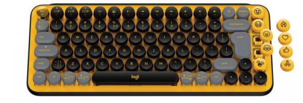 Logitech Klawiatura Pop Keys Black & Yellow 920-010735