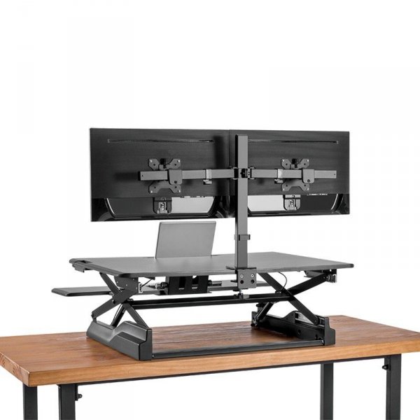 LogiLink Uchwyt na 2 monitory VESA, 17-27 cali, 7kg max