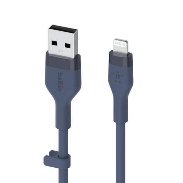 Belkin Kabel BoostCharge USB-A do Ligtning silikonowy 2m, niebieski