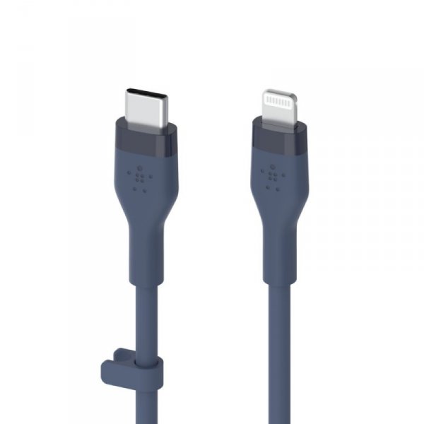 Belkin Kabel BoostCharge USB-C do Lightning silikonowy 2m, niebieski