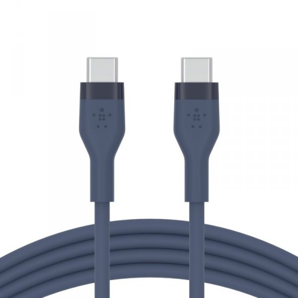 Belkin Kabel BoostCharge USB-C do USB-C 2.0 silikonowy 1m, niebieski