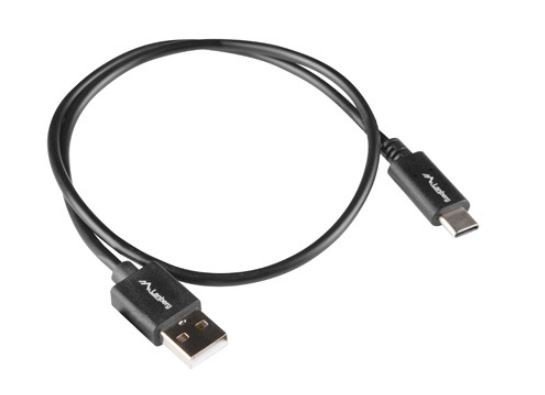Lanberg Kabel USB-C(M)-&gt;USB-A(M) 2.0 1m czarny BOX QC 3.0