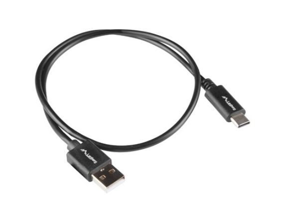 Lanberg Kabel USB-C(M)-&gt;USB-A(M) 2.0 0.5m czarny BOX QC 3.0