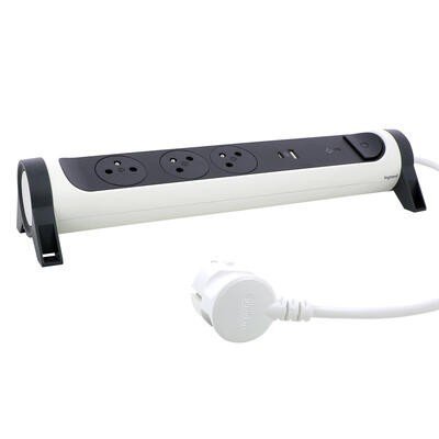 Legrand Przedłużacz ochr. 3x2PZ +USB A/C 1,5m
