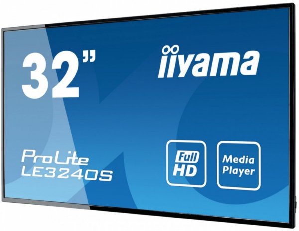 IIYAMA Monitor 32 LE3240S-B3 VA/FHD/HDMI/VGA/USB/RJ45/2X10W/16/7