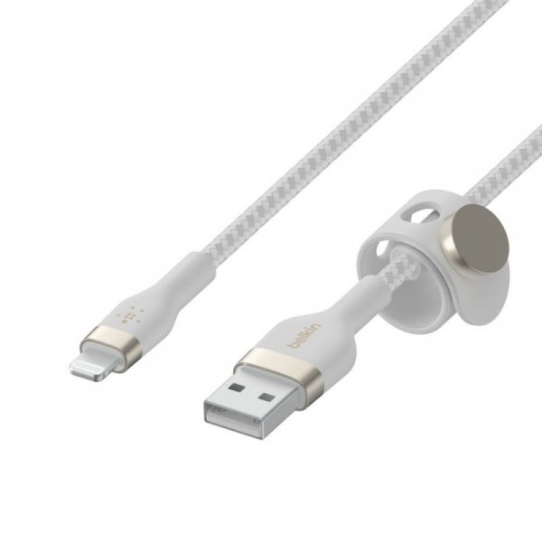 Belkin Kabel BoostCharge USB-A do Lightning silikonowy, 1m, biały