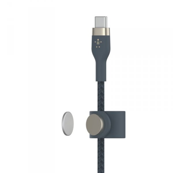 Belkin Kabel BoostCharge USB-C/Lightning Silikonowy w oplocie 3m niebieski