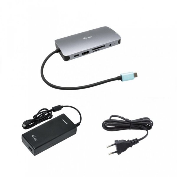 i-tec Stacja dokująca USB-C Metal Nano Dock HDMI/VGA z LAN + Zasilacz 112W
