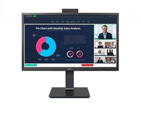 LG Electronics Monitor 24BP750C-B 23,8 cali IPS Full HD 5ms 16:9