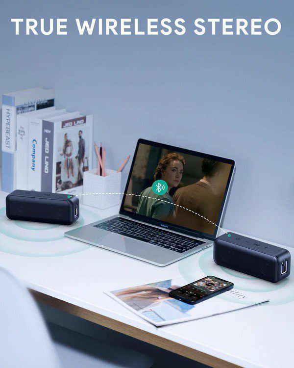 AUKEY SK-A2 Głośnik Bluetooth 5.0 | wodoodporny IPX7 | 28h | 10W | TWS