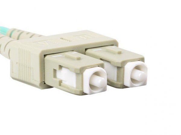 Lanberg Patchcord światłowodowy Mm Sc/Upc-Sc/Upc Duplex 3.0mm 1m fioletowy