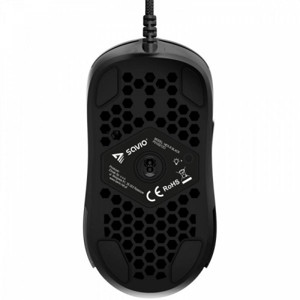 Savio Mysz gamingowa HEX-R czarna