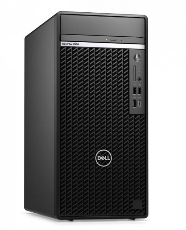 Dell Komputer Optiplex 7000 MT/Core i5-12500/8GB/256GB SSD/Integrated/DVD RW/No Wifi/Wireless Kb & Mouse/W11Pro/vPro/3Y