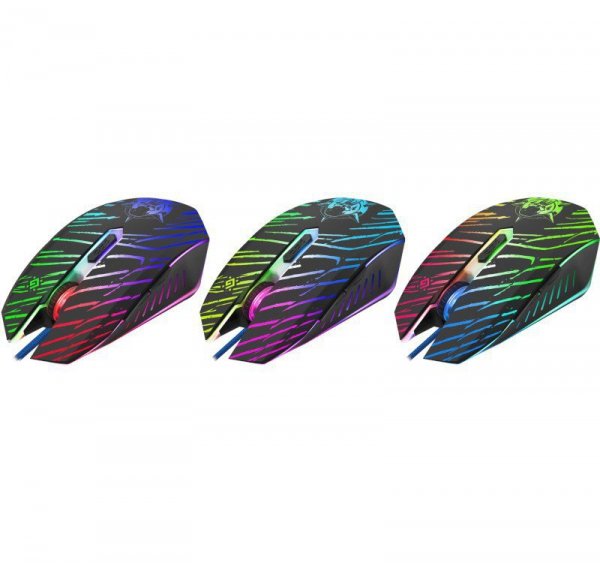Defender Mysz gamingowa przewodowa DARK AGENT GM-590L 12800 dpi 6P
