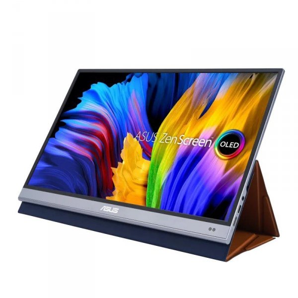 Asus Monitor 16 cali MQ16AH FHD OLED DCI-P3:100% 1MS 400CD/M2 mHDMI USB-C USB-C/DP