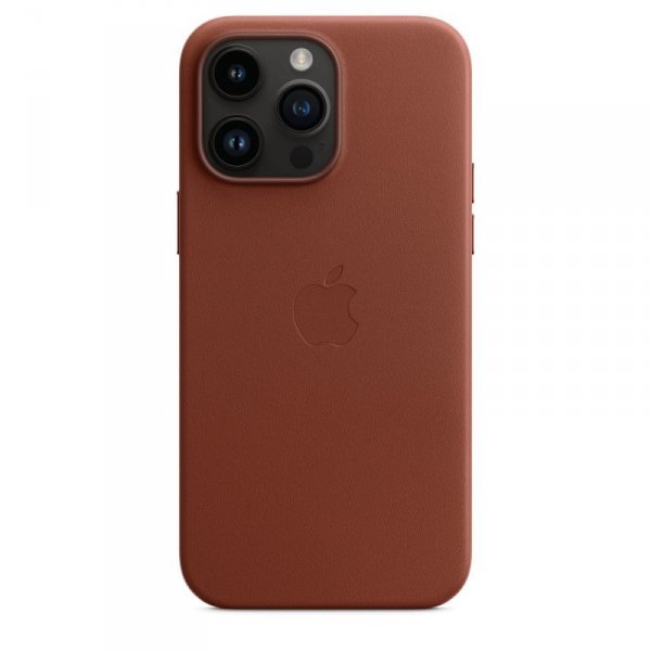 Apple Etui skórzane z MagSafe do iPhone 14 Pro Max - umbra