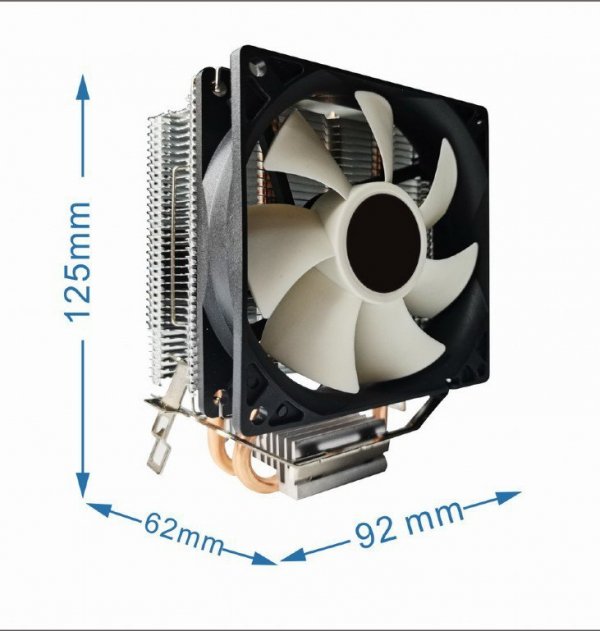 Gembird Chłodzenie CPU Huracan 9cm 95W 4-pin