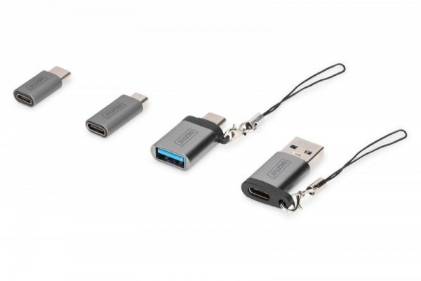 Digitus Zestaw adapterów USB Premium - 4 częściowy