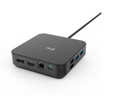 i-tec Stacja dokująca USB-C HDMI Dual DP Docking Station Power Delivery 100 W + i-tec Universal Charger 100 W