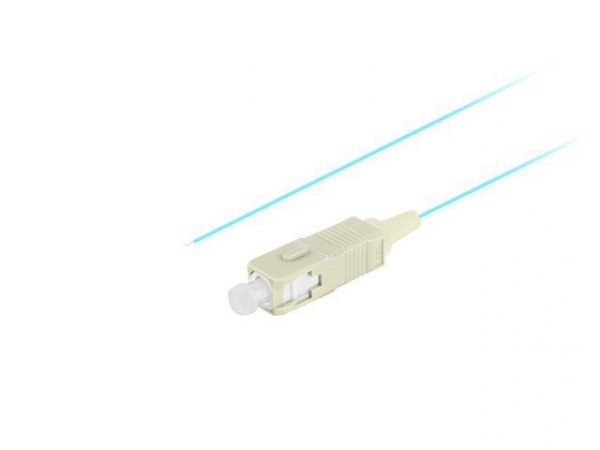 Lanberg Pigtail MM SC/UPC OM3 Easy Strip 50/125 2M aqua