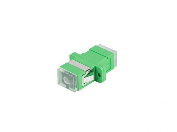 Lanberg Adapter światłowodowy SM SC/APC simplex zaślepka przezroczysta 25 sztuk