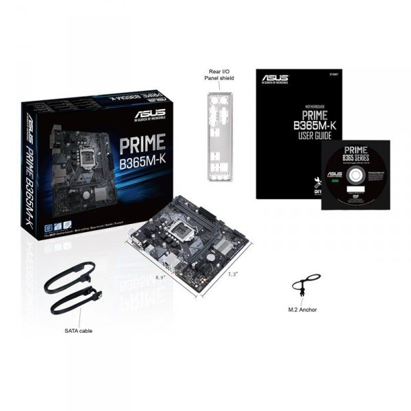 Asus Płyta główna PRIME B365M-K s1151 2DDR4 USB/DVI-D mATX