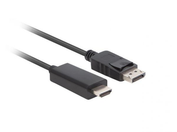 Lanberg Kabel DisplayPort (M) V1.1 -&gt; HDMI (M) 1m czarny