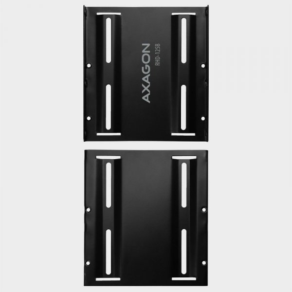 AXAGON RHD-125B Ramka metalowa do montażu 1x 2.5&quot; HDD w pozycji 3.5&quot; Czarna
