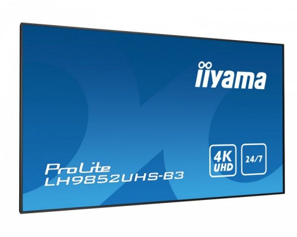 IIYAMA Monitor profesjonalny 98 cali LH9852UHS-B3 IPS,4K,24/7,ANDROID