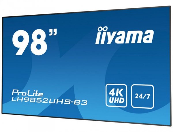 IIYAMA Monitor profesjonalny 98 cali LH9852UHS-B3 IPS,4K,24/7,ANDROID