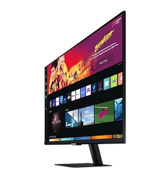Samsung Monitor 32 cale SMART M7 VA 3840x2160 UHD 16:9 2xHDMI 3xUSB 2.0 1xUSB-C (65W) 4 ms (GTG) WiFi/BT głośniki płaski 2Yd2d (
