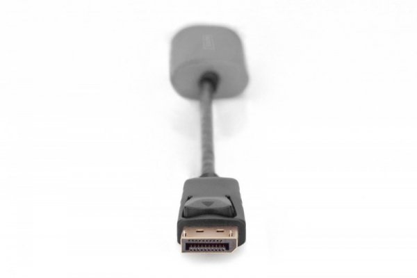 Digitus Kabel adapter DisplayPort z zatrzaskiem 8K 60Hz UHD Typ DP/HDMI A M/Ż 15cm