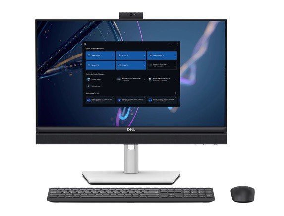 Dell Komputer Optiplex AIO/Core i7-13700/16GB/512GB SSD/23.8 FHD Touch/Integrated/Adj Stand/FHD Cam/Mic/WLAN + BT/Wireless Kb & 